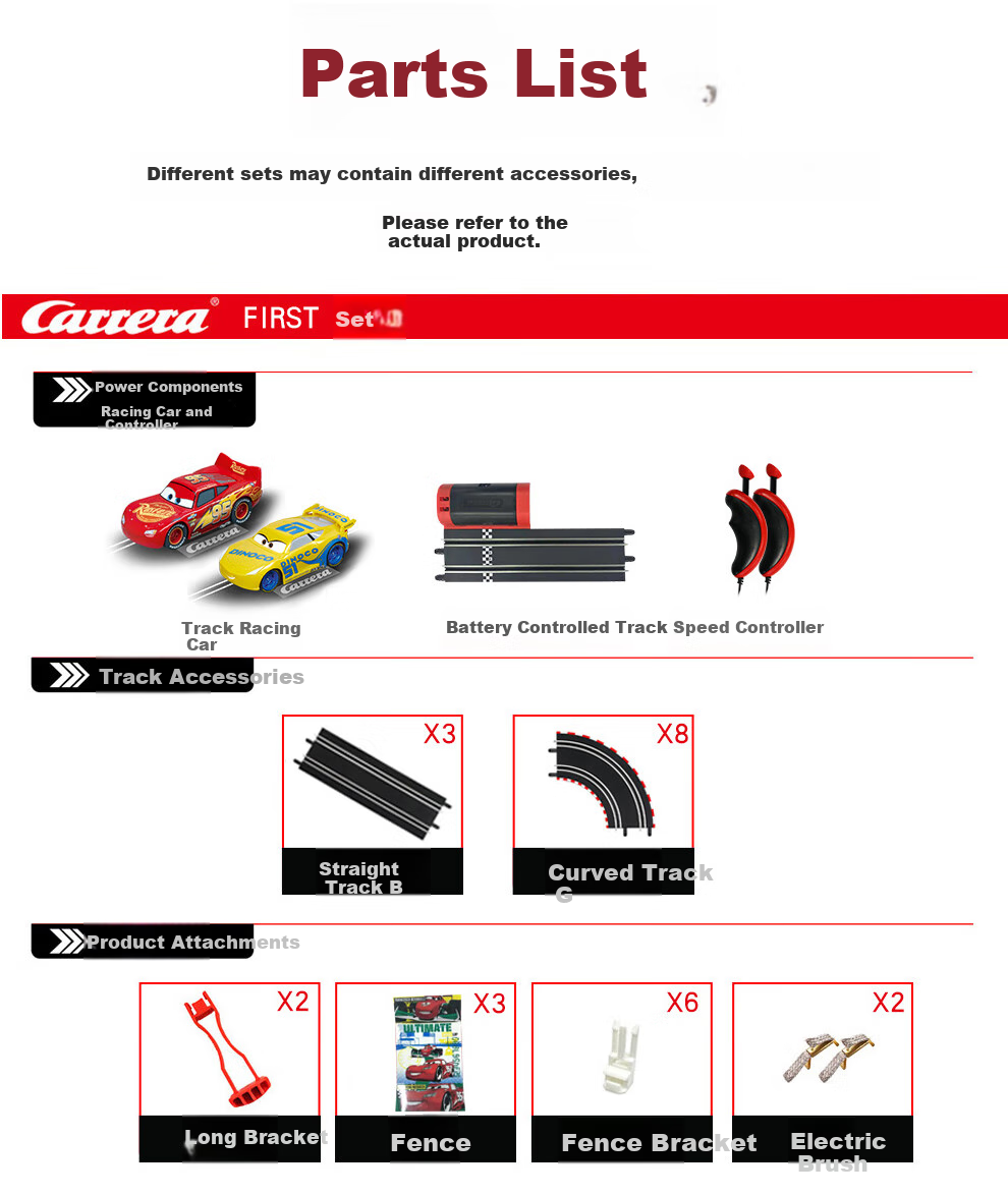 Радиоуправляемая машинка Carrera Track Car, Молния Маккуин, подарок для мальчиков, гоночный автомобиль с дистанционным управлением