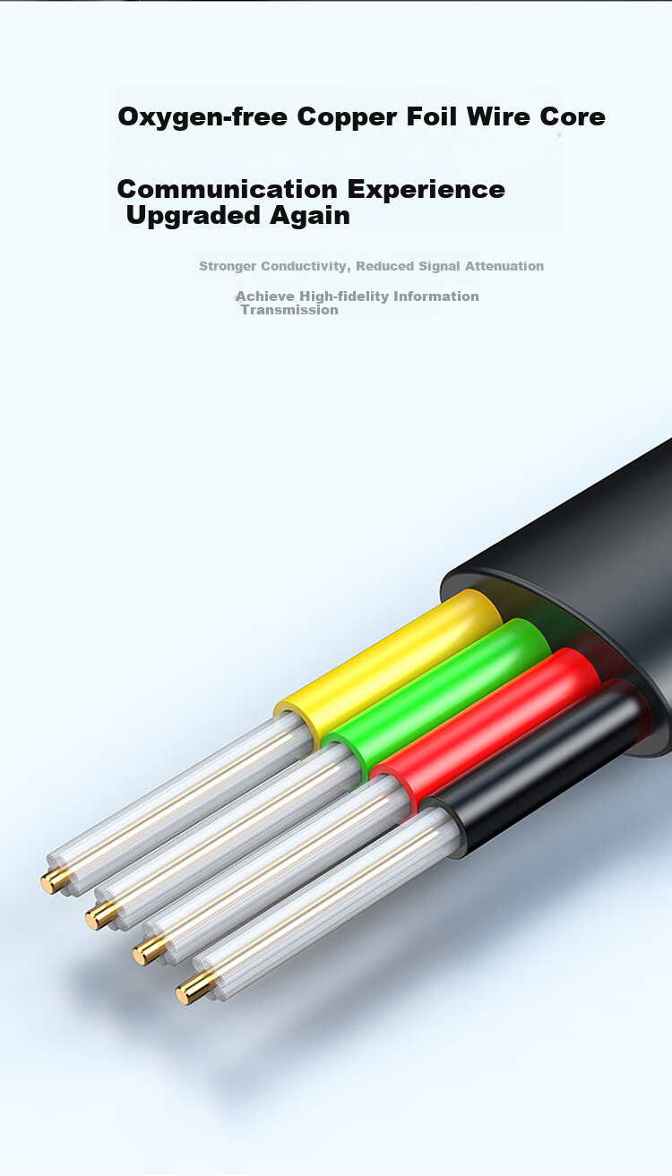 Телефонный аппарат Shengwei ATC6001G, проводной телефонный аппарат, спиральный шнур, соединительный кабель, вилка 4P4C, длина 1.8 метра, черный