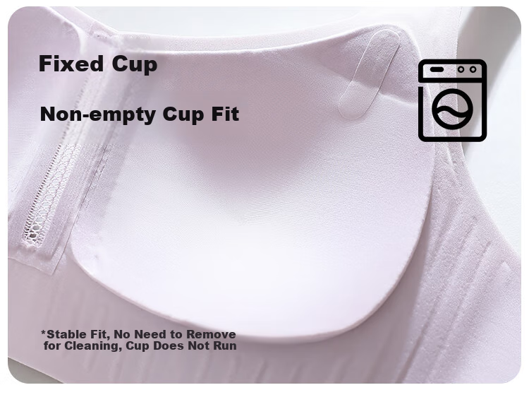 Бюстгальтер MiiOW Soft Support для женщин, минимизирующий большой бюст, Push-Up, бесшовный, без косточек, тонкий летний стиль, сексуальный бюстгальтер, фиолетовый, размер M