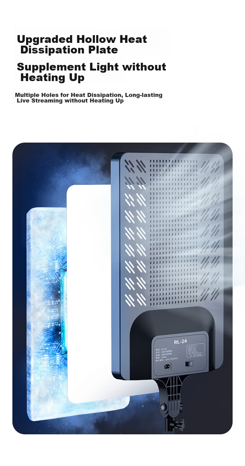 Jimantu 85W кольцевой свет для прямой трансляции, светодиодный студийный свет для фото и видеосъемки, квадратный софтбокс, освещение для портретов и украшений, настольная лампа 24 дюйма