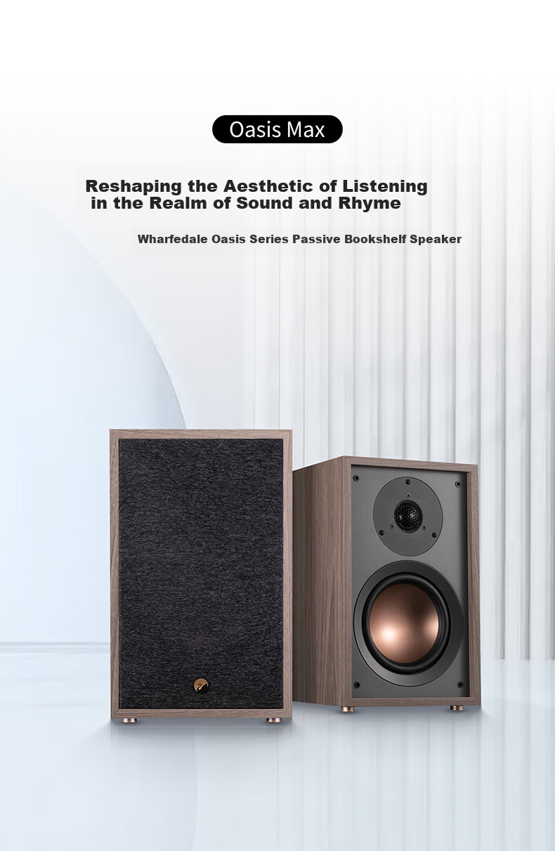 Пассивные Hi-Fi колонки HiVi Oasis Max, домашний кинотеатр, аудиосистема с высококачественным звуком
