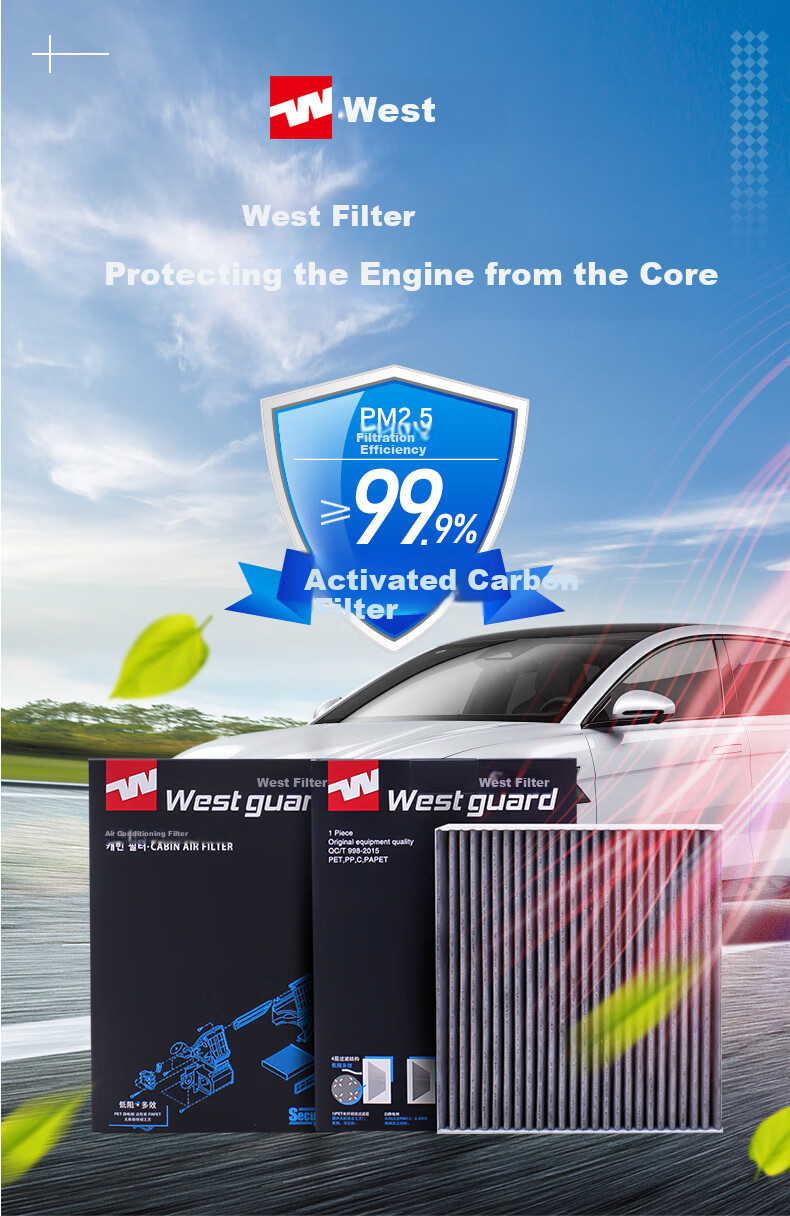Фильтр салона Weisite MK5300 для Hyundai Sonata 8 / Kia K5 / New Sonata 2.0T