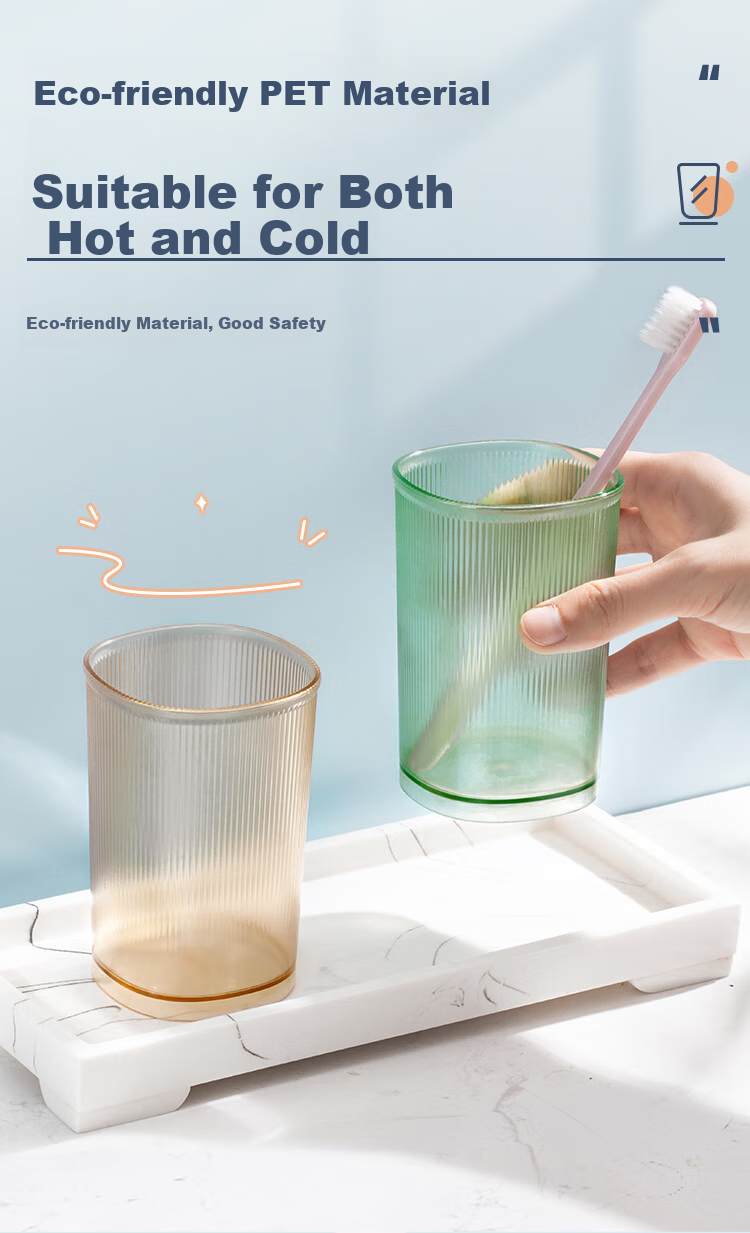 Набор стаканов для полоскания рта Banzheni, портативный дорожный набор для зубной щетки и стакана, для дома, для мужчин, детей, пар, большая вместимость, 3 шт.