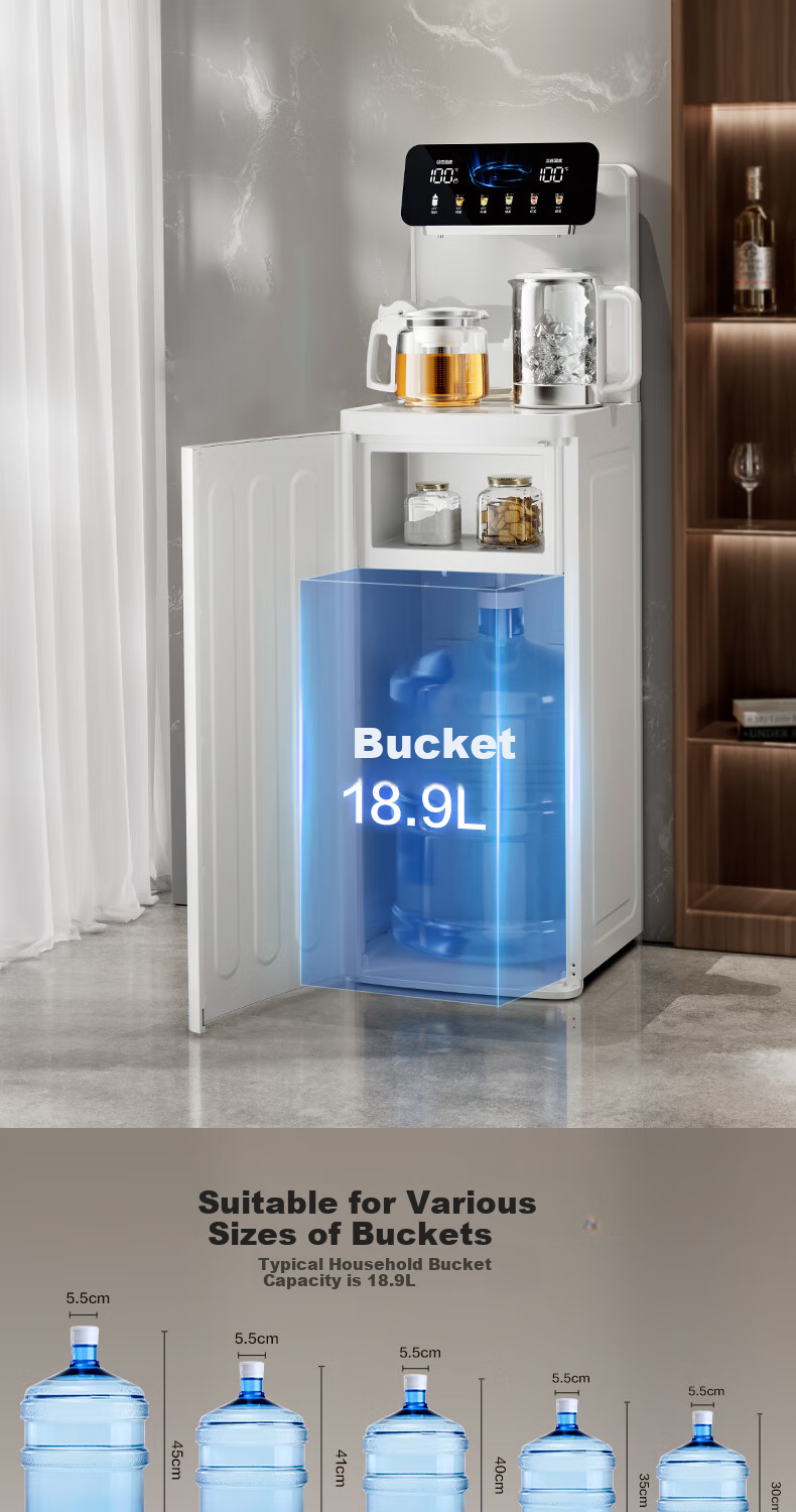 Напольный диспенсер для воды SUPOR SW-CBJ80 с функцией очистки и подогрева, 1.2 л, белый