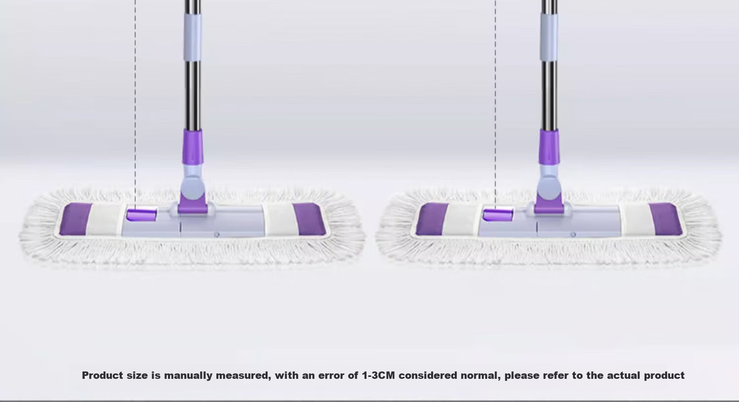 Швабра Yagao Flat Mop 60CM с 1 насадкой, большая швабра для дома, съемная ткань, для коммерческой уборки