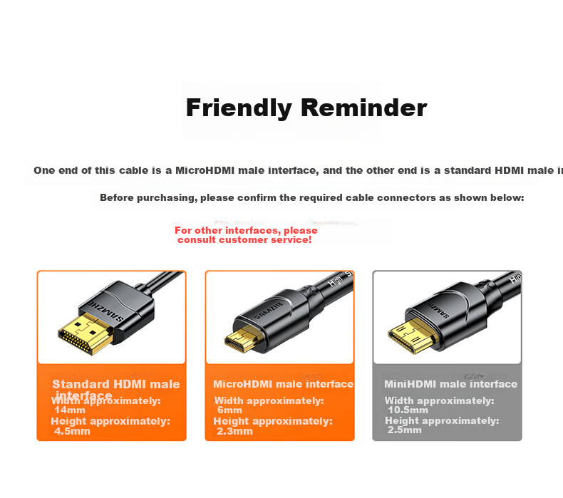 Кабель Micro HDMI - HDMI