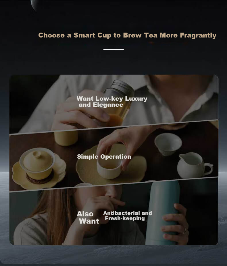 Huawei Zhixuan HarmonyOS Smart Tea Infuser Cup, Pure Titanium Tea Separator, 420ml, Valentine's Day Gift for Husband Or Boyfriend