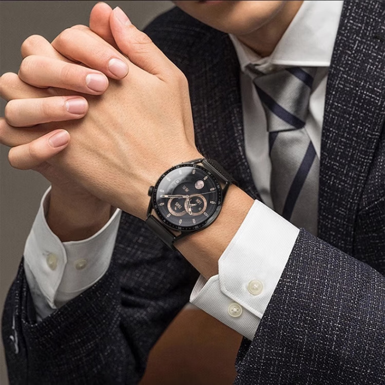 Спортивный ремешок CHENSONG для Xiaomi Watch S4, Milanese Loop, черный, из нержавеющей стали