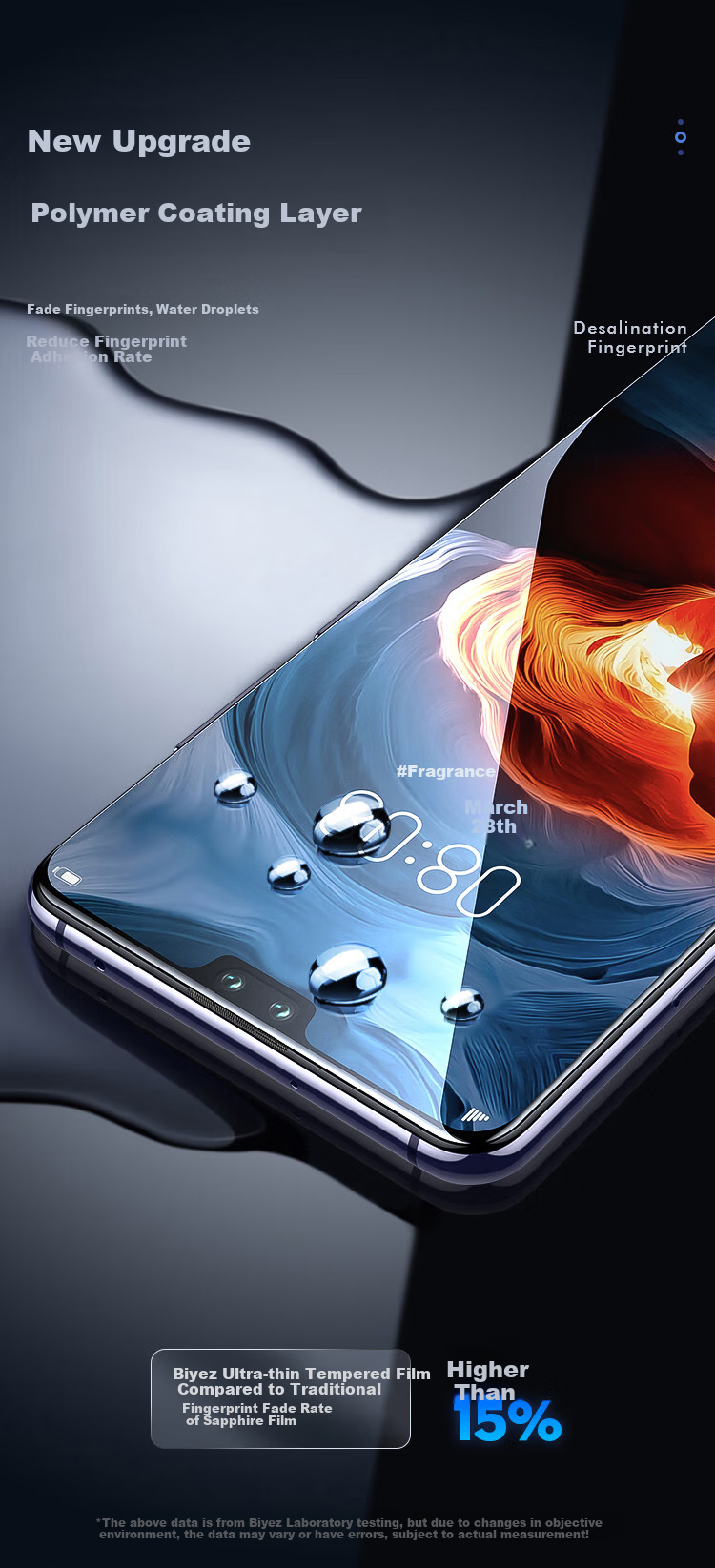 Защитное стекло BIAZE для Huawei Mate30, закаленное стекло, HD, тонкий край, неблокирующее, устойчивое к царапинам, устойчивое к отпечаткам пальцев, защитная пленка для экрана