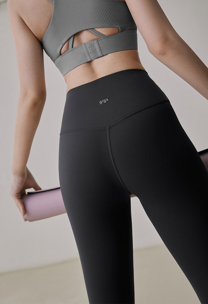 Женские спортивные леггинсы Gigt Extreme Fitness, осенние, для йоги, бега, пилатеса, фитнеса, черные, размер L