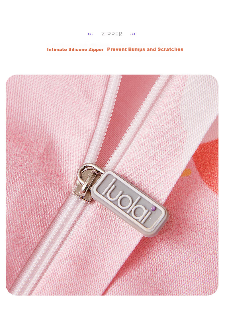 Пододеяльник Luolaikids из 100% хлопка для девочек, размер 120*150 см, класс А, стиль мультфильм