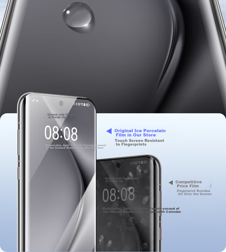 Защитная пленка LLUNC для Huawei Pura70 Pro, 2 шт., гидрогелевая, противоударная, антибликовая, полноэкранная, без отпечатков пальцев