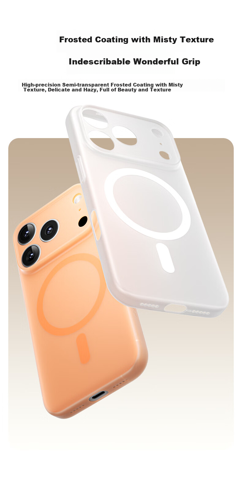 Противоударный чехол MOMAX для iPhone 17 Pro, ультратонкий, MagSafe, прозрачный черный