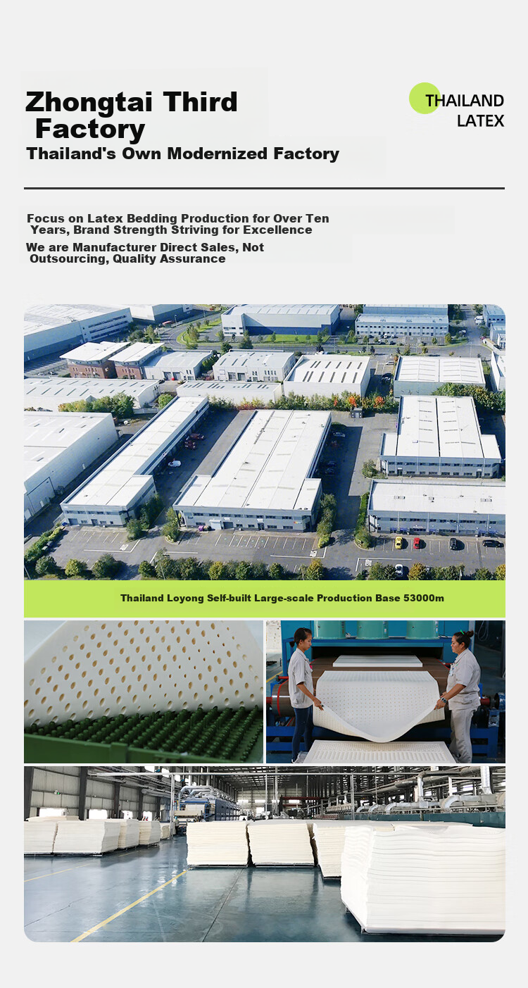 Матрас Jinxiangshu Tai Shu Latex Mattress, натуральный латекс из Таиланда, для дома и студентов, 1.5*2 метра, средней жесткости