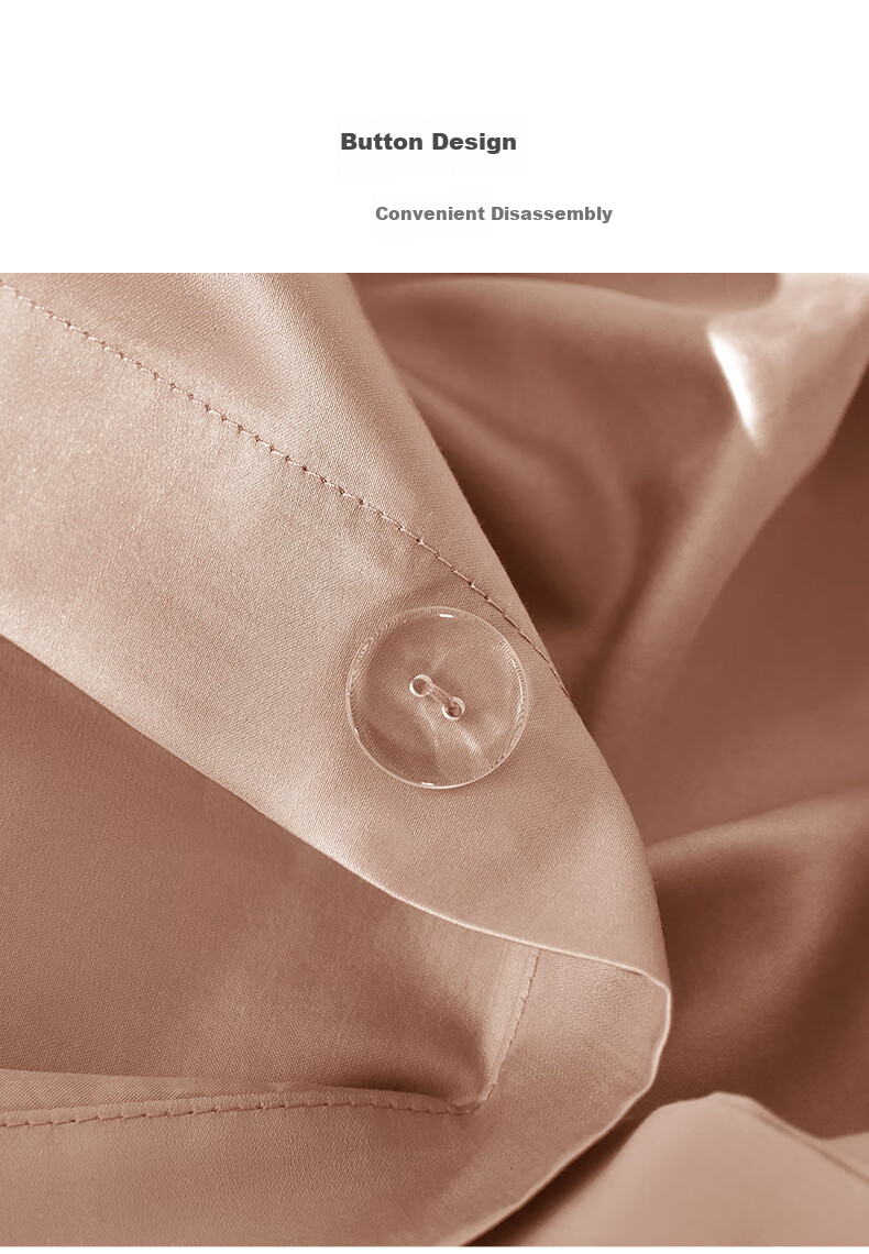 Комплект постельного белья LUOLAI Home Textile, 60 нитей, 100% хлопок, сатиновое плетение, размер 200*230 см, цвет розовый