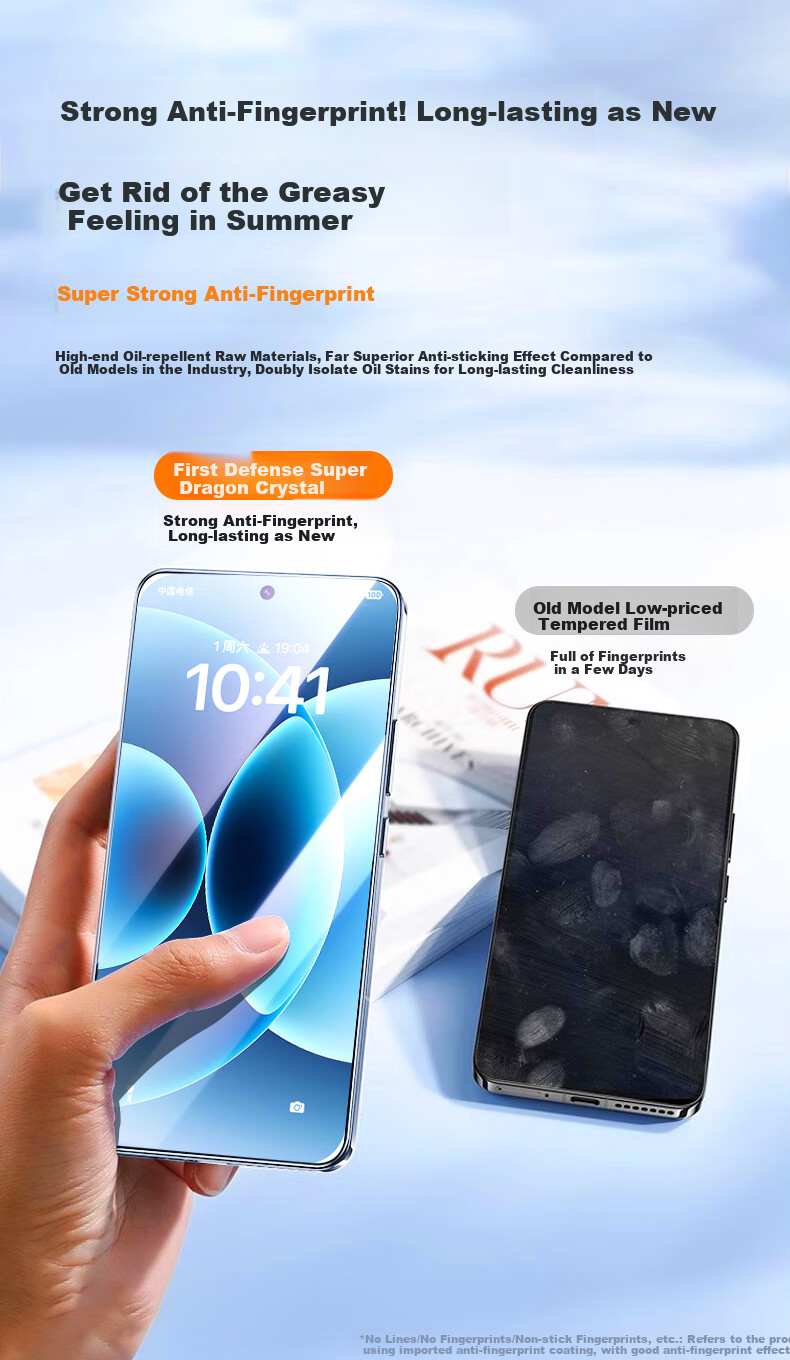 Защитное стекло DIVI для Xiaomi 17 Pro Max, ультра прочное, противоударное, антиотпечатки, 2 шт.