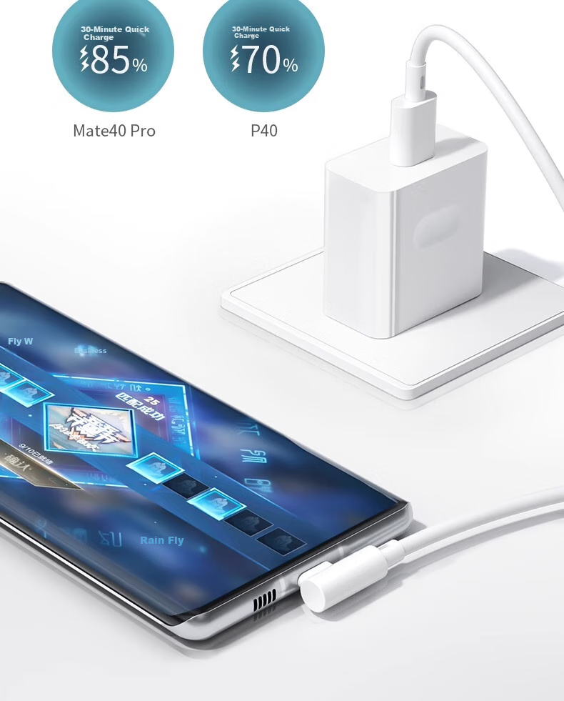 Кабель Nengshi Angtou Type-C, сверхбыстрая зарядка 66 Вт, 6 А, для Huawei Nova 9 P40, Honor, Vivo, Xiaomi IQOO Neo, черный, 2 метра