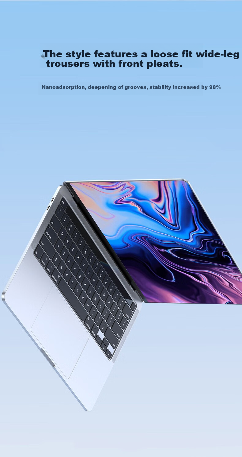 Защитная пленка для клавиатуры Shanmo для Apple MacBook Air/Pro, ультратонкая, прозрачная, водонепроницаемая, пылезащитная