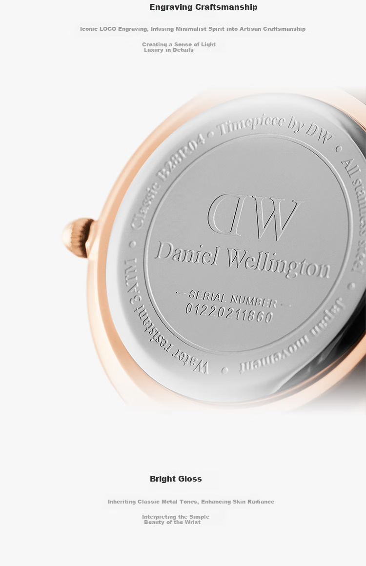 Daniel Wellington Classic Gold Watch Bracelet Set, роскошные кварцевые наручные часы для женщин, подарок на День святого Валентина