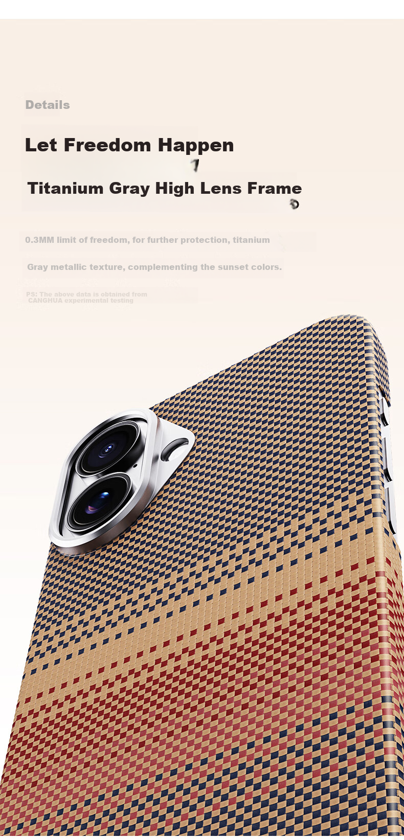 Чехол CangHua для iPhone 17 Pro Max