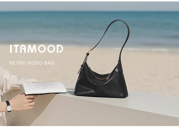 Сумка Mood Hobo из натуральной кожи, большая вместительная сумка через плечо для работы и повседневного использования, подарок на День Рождения и День Святого Валентина