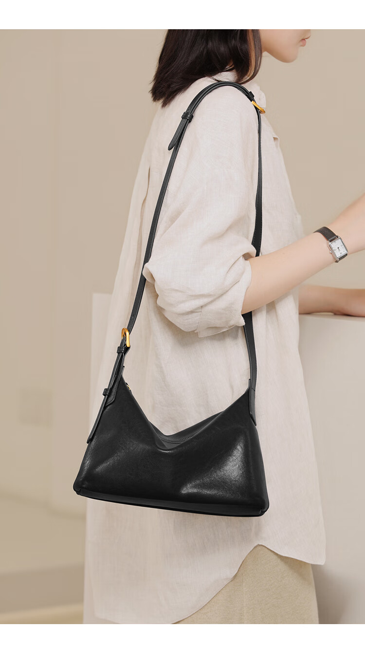 Сумка Mood Hobo из натуральной кожи, большая вместительная сумка через плечо для работы и повседневного использования, подарок на День Рождения и День Святого Валентина