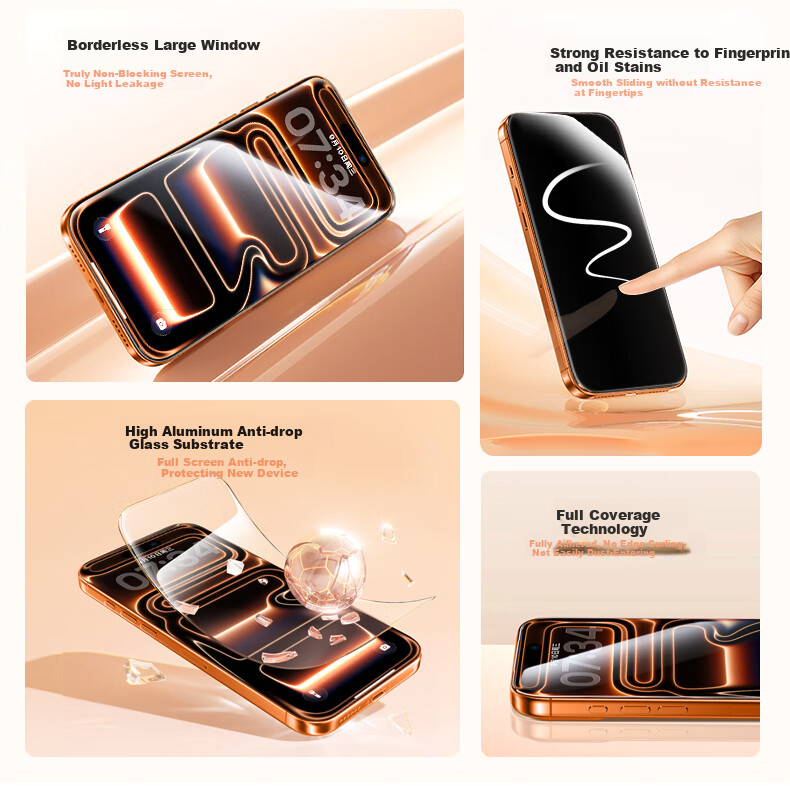 Защитное стекло для iPhone 17 Pro Max