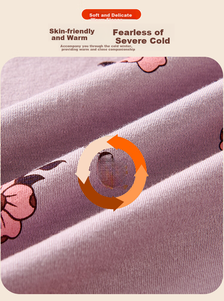 Женский комплект термобелья Yiershuang, утепленный, 100% хлопок, с высоким воротом, для мам и пожилых женщин, для осени и зимы