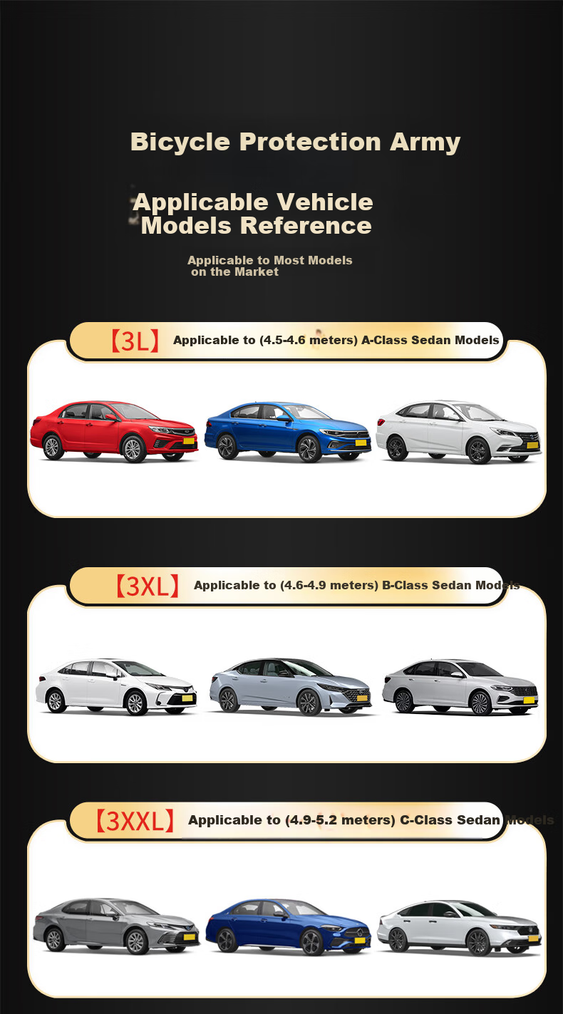 Автомобильный чехол Xinshengling для Geely Starry Sky 8, Qiyuan A07, Buick LaCrosse, Envision, Buick Regal N7, Fengyun A9L, Deep Blue L07, серый, размер 3XXL (4.9-5.2 м)