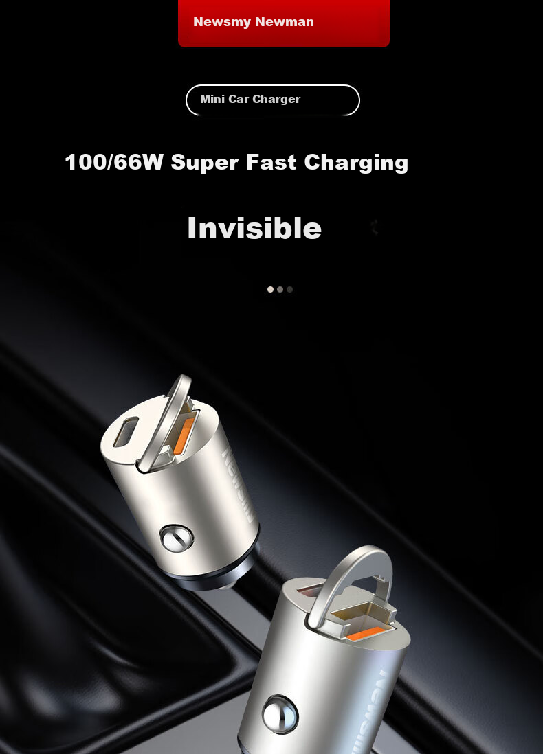 Автомобильное зарядное устройство 100W