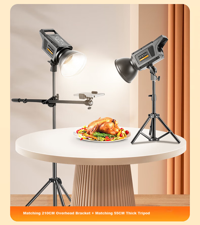 Фотостудия Jimantu, светодиодная подсветка для фотосъемки еды, прямых трансляций, видеосъемки блюд и ювелирных изделий, кухонное освещение