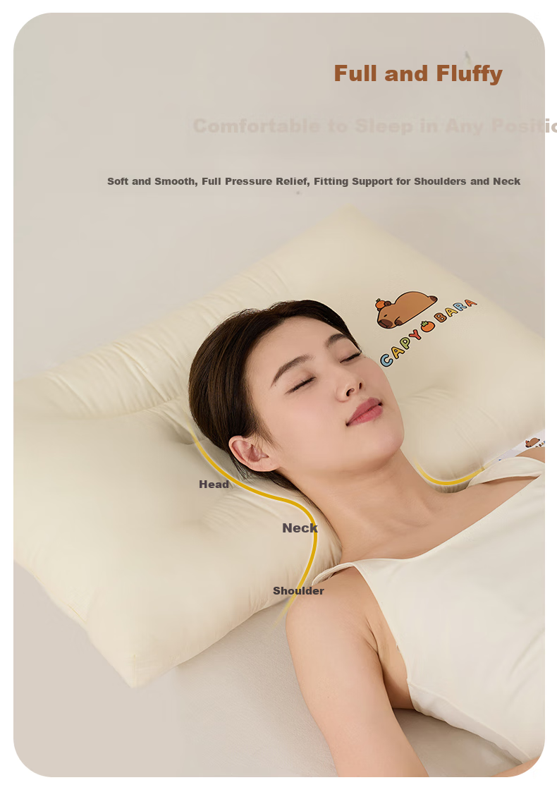 Подушка KING SHORE Student Pillow, 40x60 см, 1 шт.