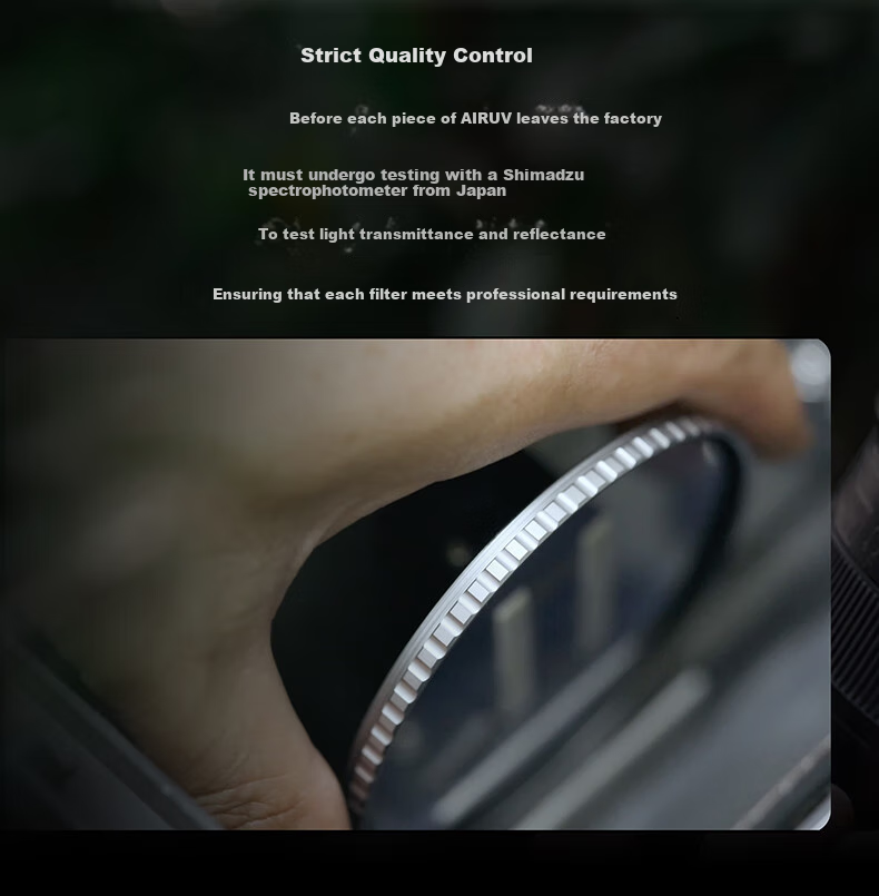 NiSi AIR UV 46mm - УФ-фильтр для объектива, 99.9% светопропускание, многослойное покрытие, защитный фильтр для DSLR и беззеркальных камер Canon, Nikon, Sony