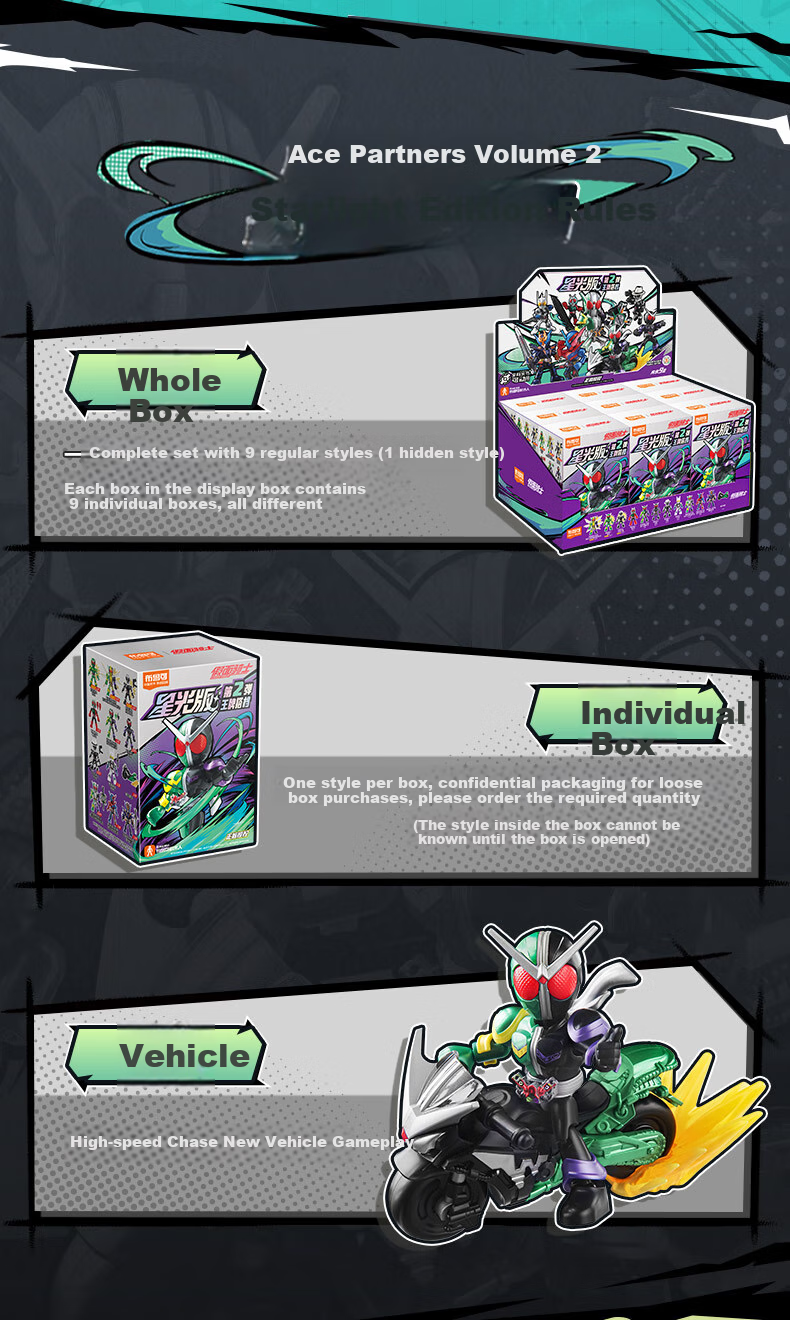 Конструктор Buluke "Kamen Rider Starlight Edition 02", фигурка Королевского Партнера, игрушка-трансформер для мальчиков, подарок на Новый год