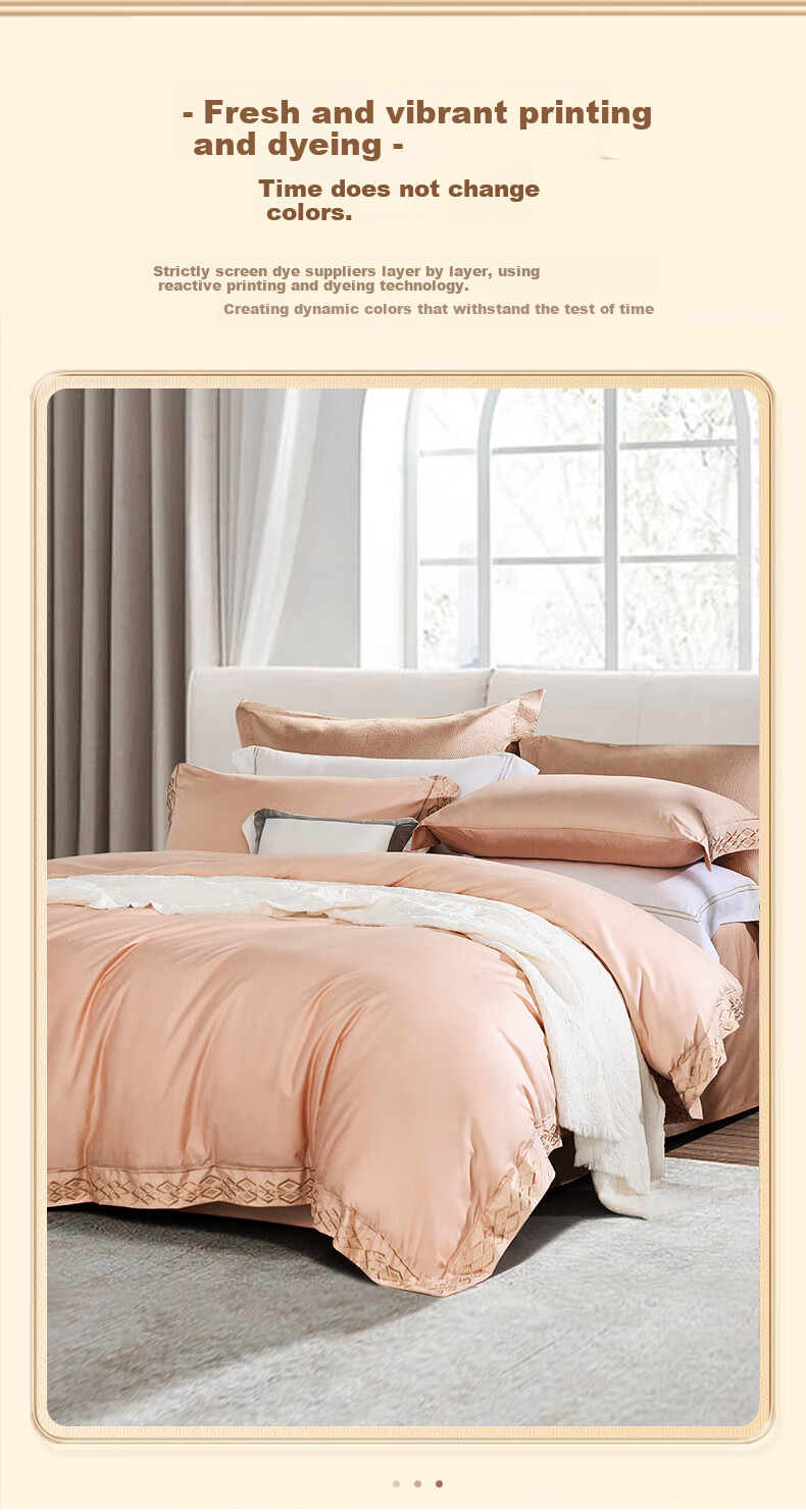 Комплект постельного белья FUANNA Home Textiles, 80S, длинноволокнистый хлопок, сатин, 203*229 см