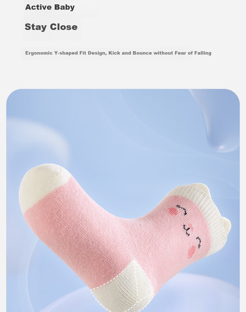 Детские носки "Шиюэцзицзин", на осень и зиму, для мальчиков и девочек, хлопковые носки средней длины, дышащие детские носки на все сезоны, 3 пары, розовый