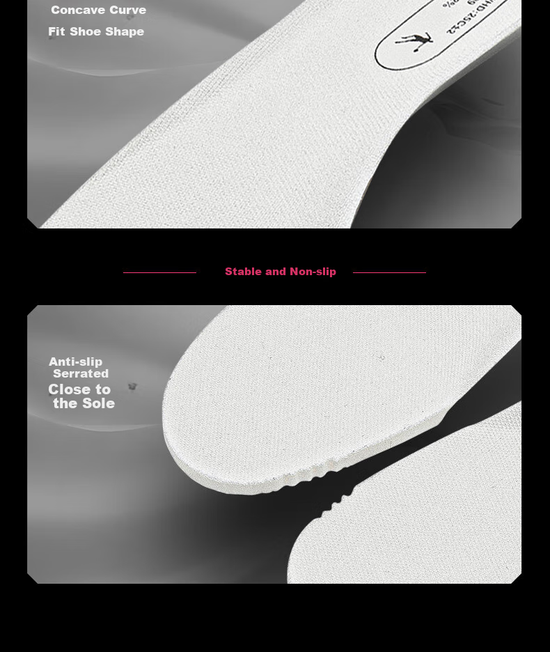 QIAODAN Feiying Plaid Series Matching Insoles, Yaxiangniu Men's Supercritical Foam Marathon Running Insoles