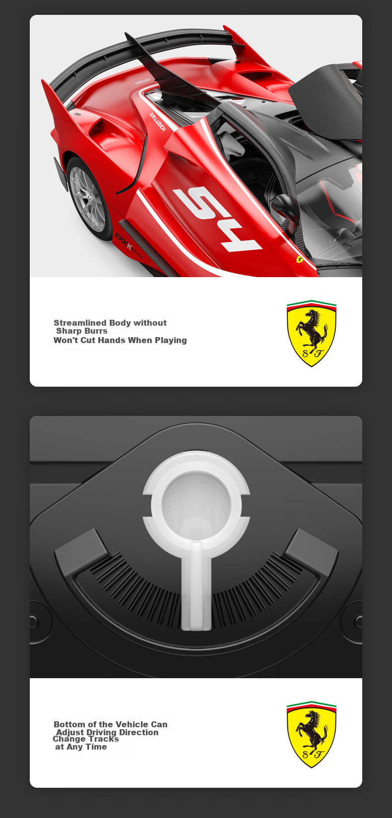 Радиоуправляемая машина Rastar Ferrari FXX K EVO, масштаб 1:14, красная, 34.6 см, подарочный набор