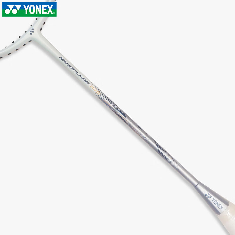 Бадминтонная ракетка YONEX Flash NF10S, 5U, полноразмерная из углеродного волокна, ультралегкая, гибкая, наступательно-оборонительная, светло-серо-синяя
