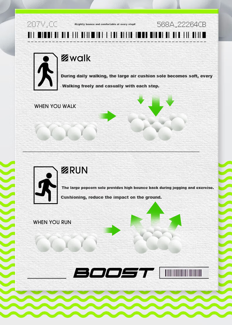 Стельки Nanjiren Boost Lightweight, увеличивающие рост, невидимые, впитывающие пот, спортивные, амортизирующие, полноразмерные для мужчин и женщин, 2,5 см, размер 41-42