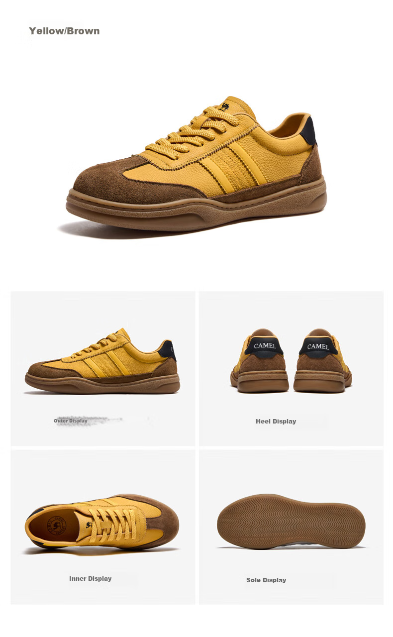 Мужские кроссовки CAMEL Retro Comfortable Versatile Soft Grip Relaxed Casual Training Shoes, G15A547089, Белый и синий, Размер 42