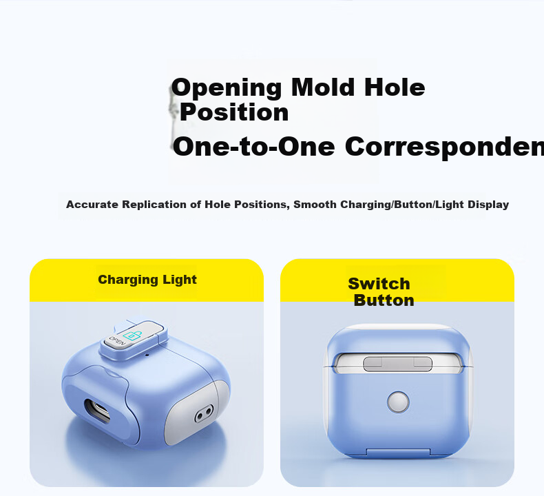 Защитный чехол Smorss для AirPods Pro 2 поколения, чехол для наушников Apple, беспроводная зарядка MagSafe, противоударный, нескользящий, с автоматическим открытием крышки, синий