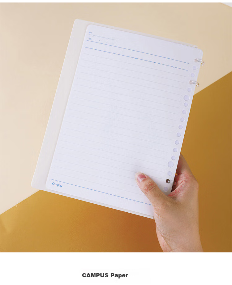 Блокнот KOKUYO Noritake Designer Collaboration Student Loose-Leaf Notebook, B5/10 листов, зеленый, WSG-RU2XP71G