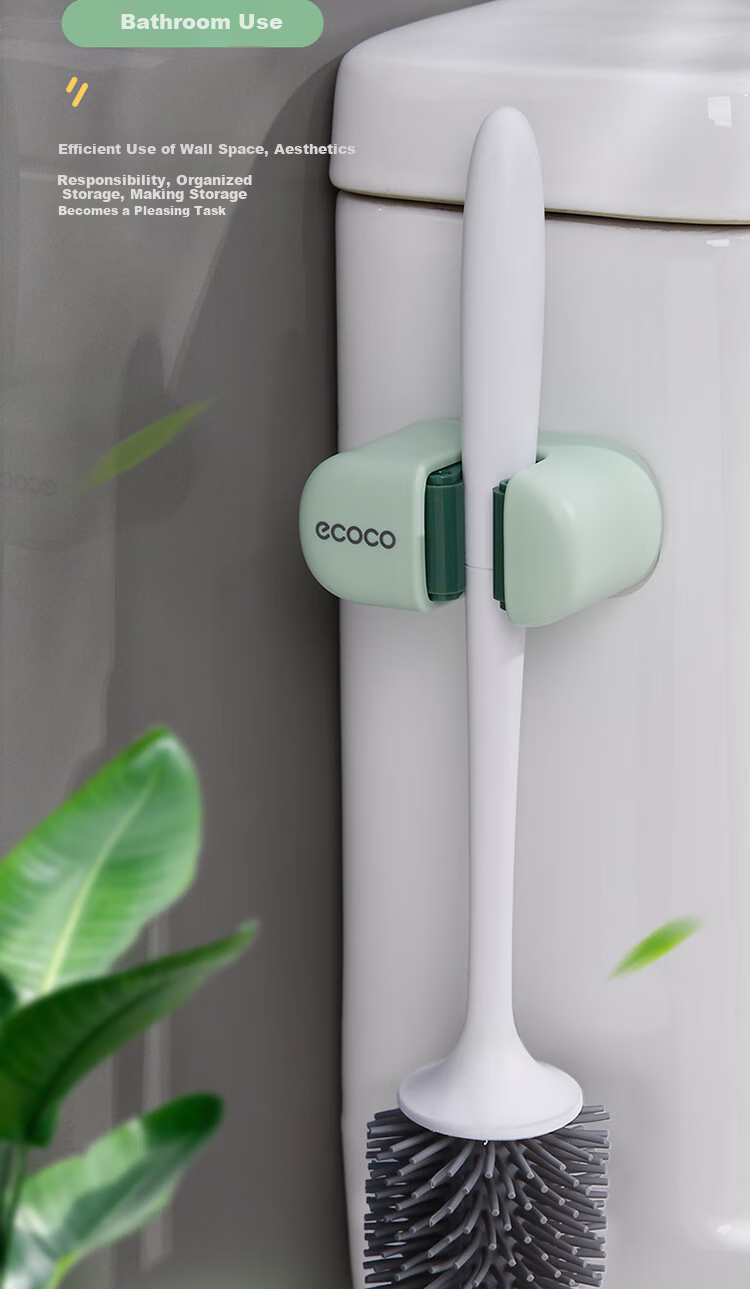 Держатель для швабры Ecoco, настенный, без сверления, для туалета и ванной комнаты, 2 шт.