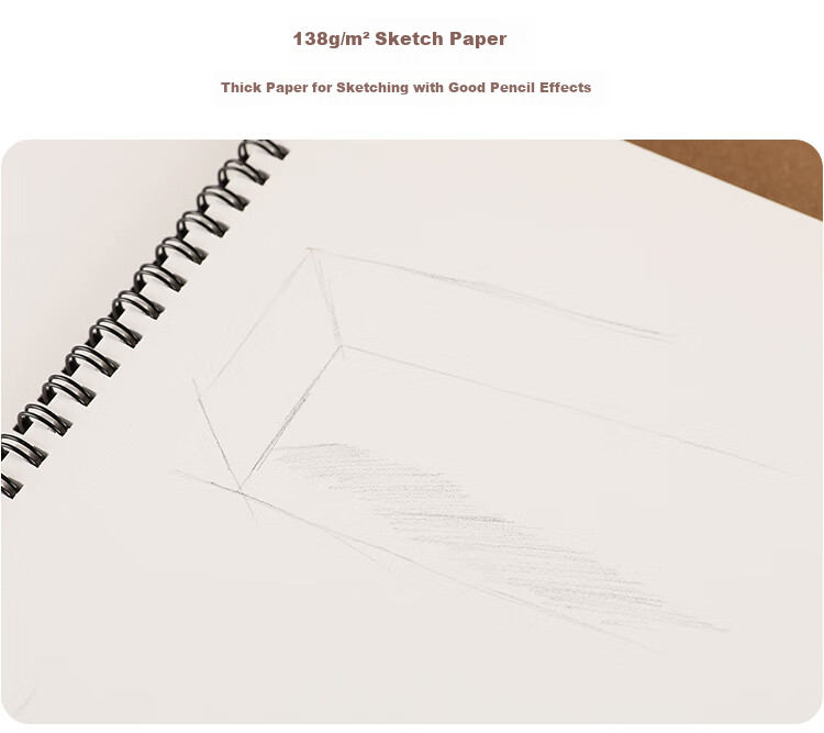 Блокнот KOKUYO Campus Spiral-Bound Drawing Notebook для студентов, скетчпад, 40 листов, WCN-CSKD1341
