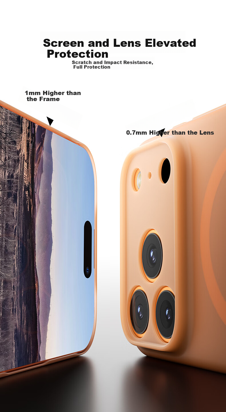 Противоударный чехол MOMAX для iPhone 17 Pro, ультратонкий, MagSafe, прозрачный черный