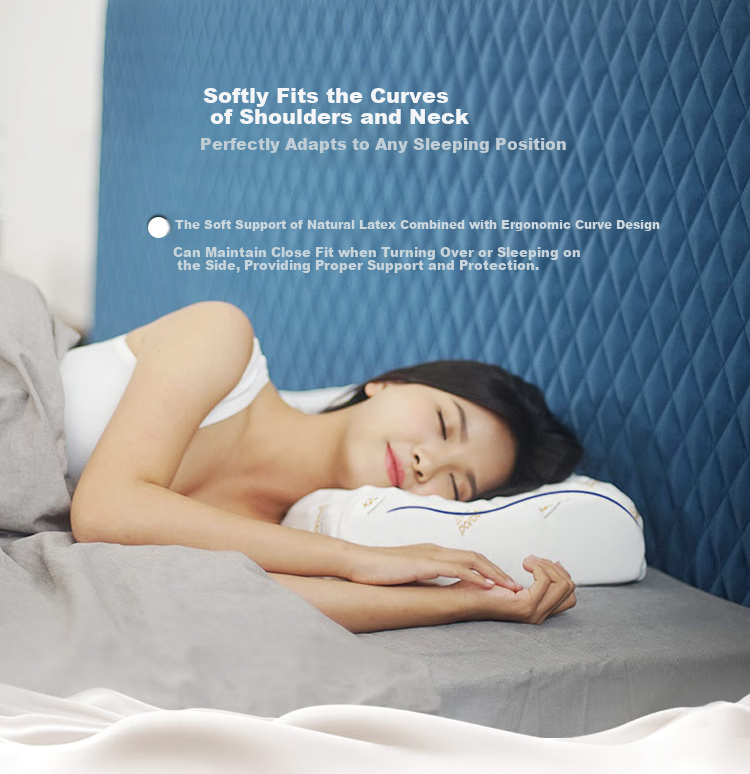 Подушка Paratex Particle Massage Wave Pillow, натуральный латекс, импорт из Таиланда, 94% латекса, 58x36 см