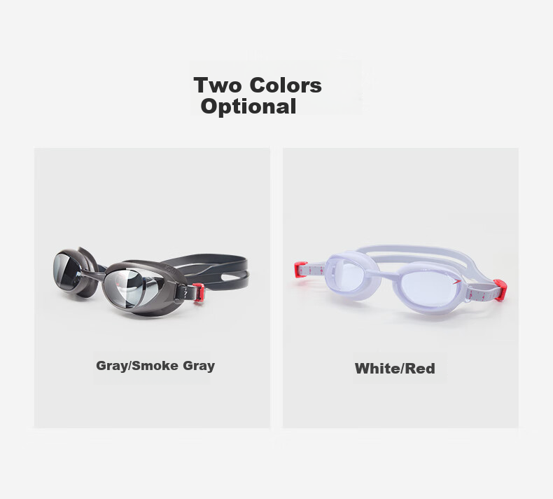 Очки для плавания Speedo Aquapure Vision для близоруких, профессиональные, с защитой от запотевания и УФ-лучей, серо-дымчатые, -1.50 диоптрии