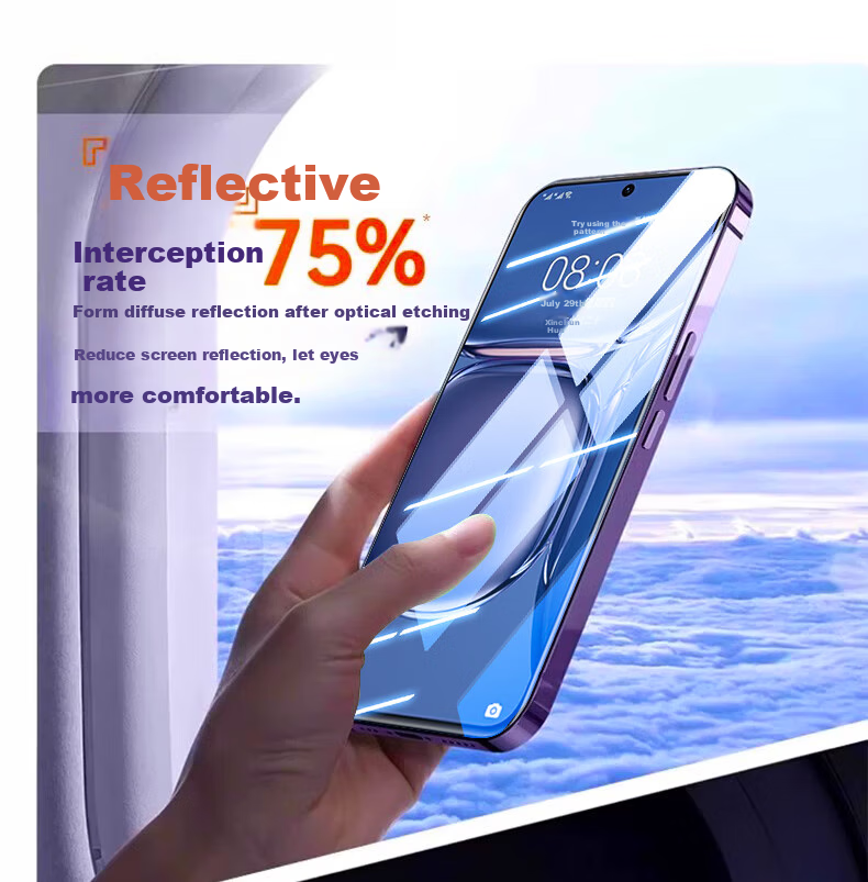 Защитное стекло Baozou для Huawei P50 / P50E, противоударное, антибликовое, с защитой от синего света, 3 шт.
