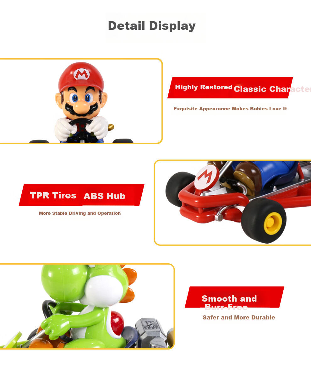 Радиоуправляемый автомобиль Carrera Mario Kart, электромобиль, подарок для детей и мальчиков